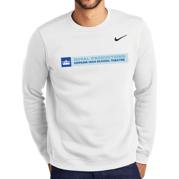 Nike Club Fleece Crew - Printed Logo Thumbnail