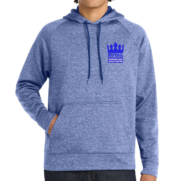 Sport-Tek® PosiCharge® Electric Heather Fleece Hooded Pullover - Embroidered Logo Thumbnail