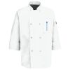 Eight Pearl Button Chef Coat with Thermometer Pocket Thumbnail