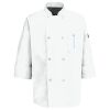 Eight Pearl Button Chef Coat with Thermometer Pocket Thumbnail