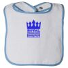 Infant Contrast Trim Terry Bib Thumbnail