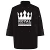 Ten Pearl Button Black Chef Coat Thumbnail
